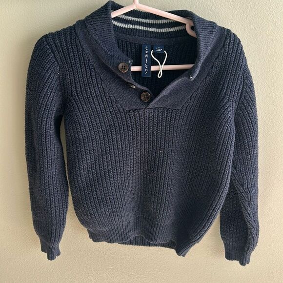 Janie and Jack Boys Navy Sweater. Size 3 - Picture 1 of 4